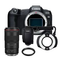 Canon Dental Fotograferingspakke I EOS R8/100mm/Ringblits14EX II/adatpter